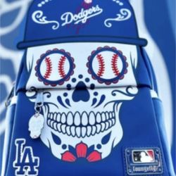 Loungefly Dodgers MLB Dia De Los Muertos Backpack Limited Edition 1000pc New With Tags 