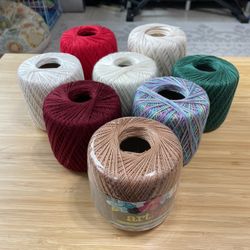 Crochet Thread (8 balls) [BB]