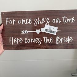 Wedding signs
