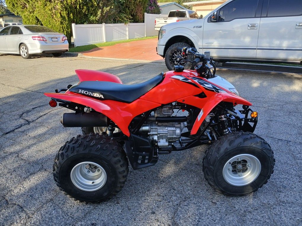 2020 Honda Trx250x Semi-Automatic Low Hours