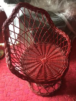 Wicker child’s chair