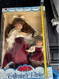 Genuine Fine Bisque Porcelain Dolls