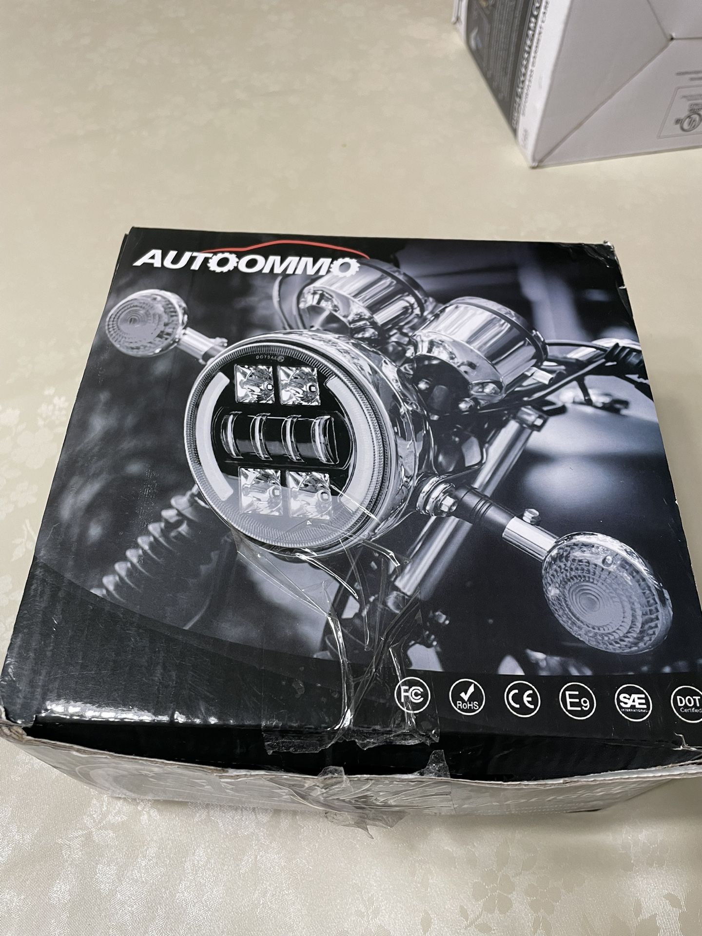 Motorcycle Headlight With Turn Signals