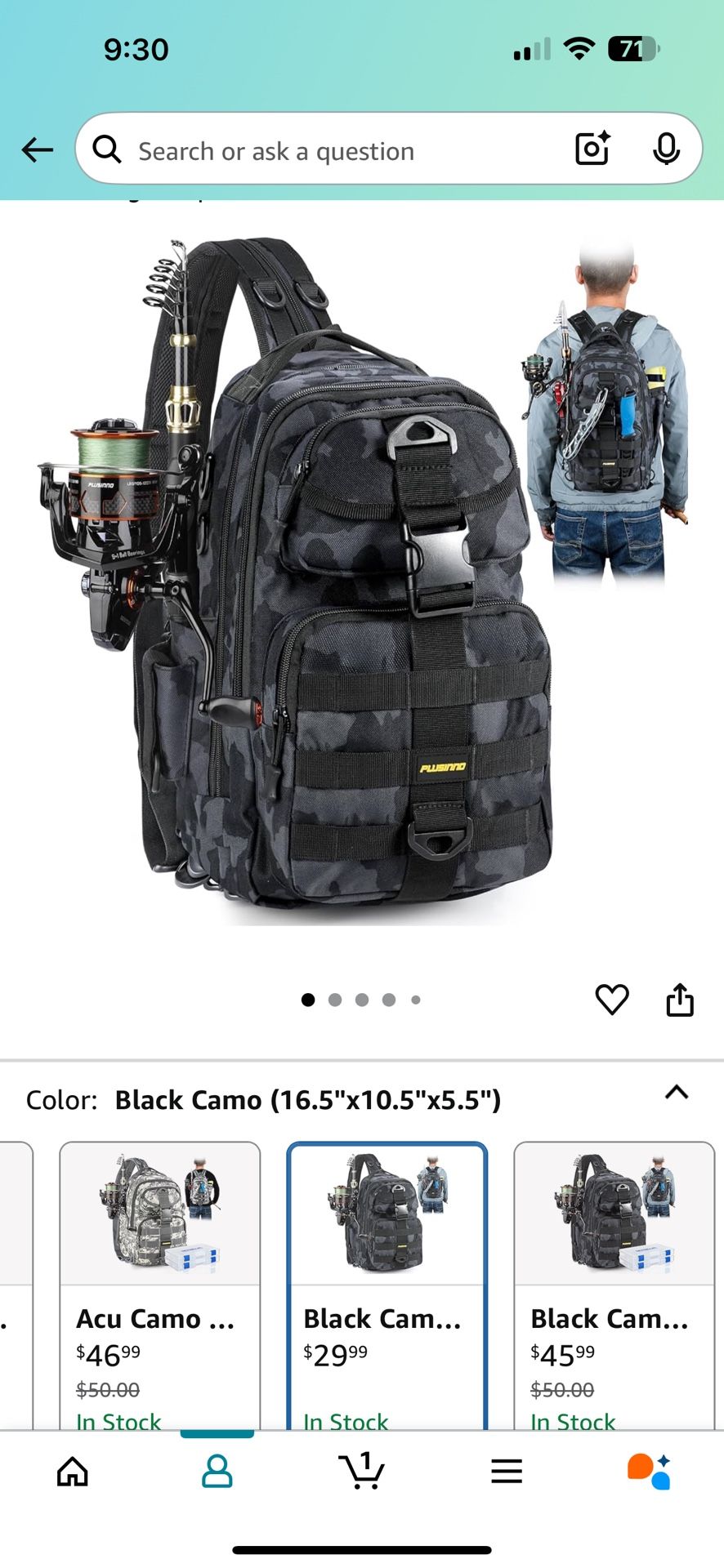 Fishing backpack