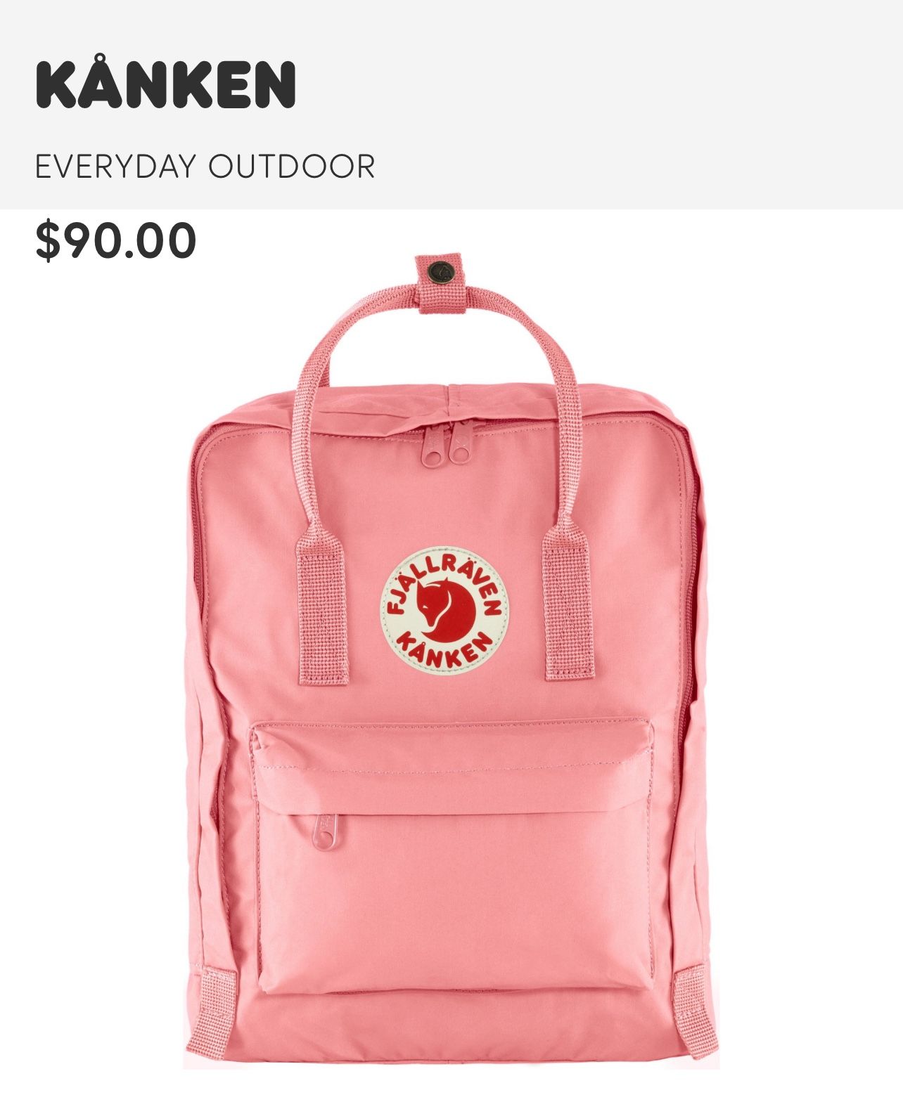 KANKEN Everyday outdoor Backpack