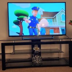   SALE (Smart  Sony 4 K TV  With Stand )