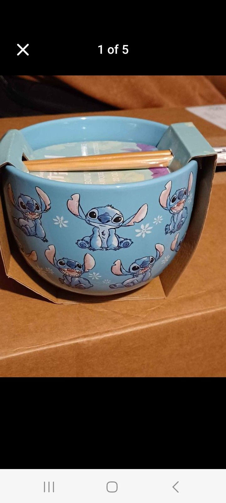 Disney's Lilo & Stitch Ramon Bowl / Chopsticks