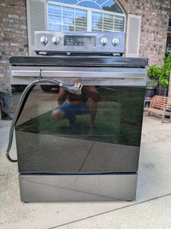 Glass top stove