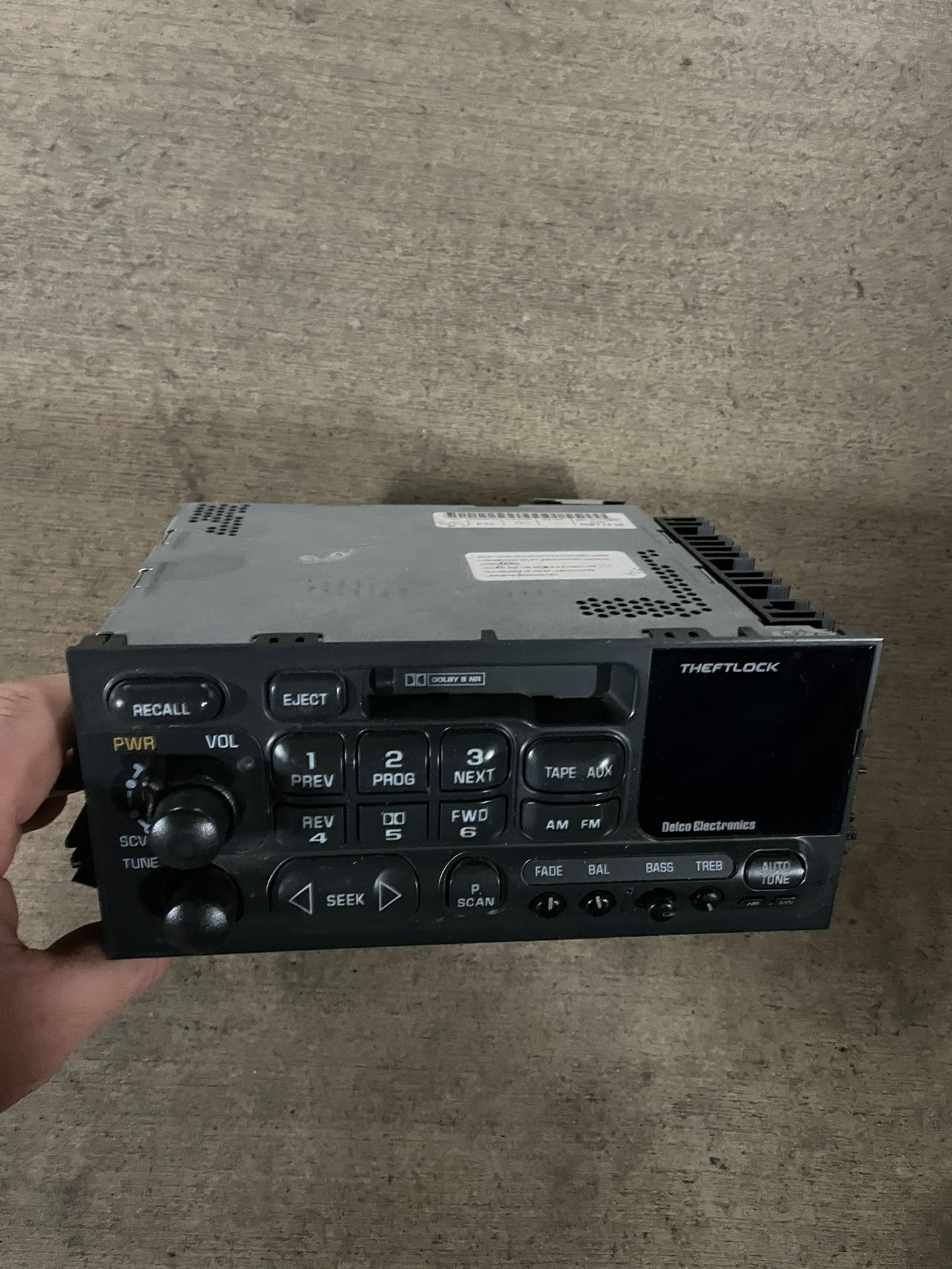 Chevy Astro Original Stereo System