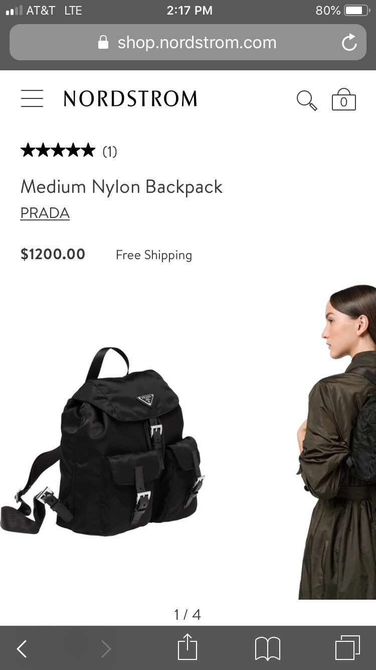 Prada backpack bag