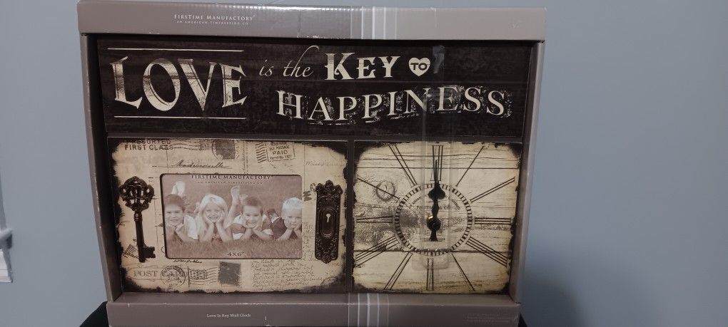 Clock Picture Frame NEW