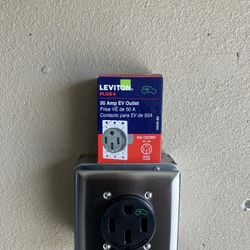 Level 2 EV Charger Nema 1450 Outlet Tesla Wall Connector 