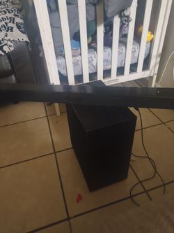 Samsung Black Subwoofer Speaker sound bar