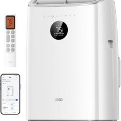 Dreo Portable Air Conditioner – 8000 BTU (Smart AC318S, White)