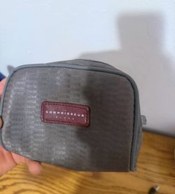 Vintage United Airlines Logo Toiletry Bag  UAL Connoisseur Class Airplane