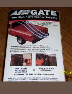 AIRGATE the high performance tailgate
