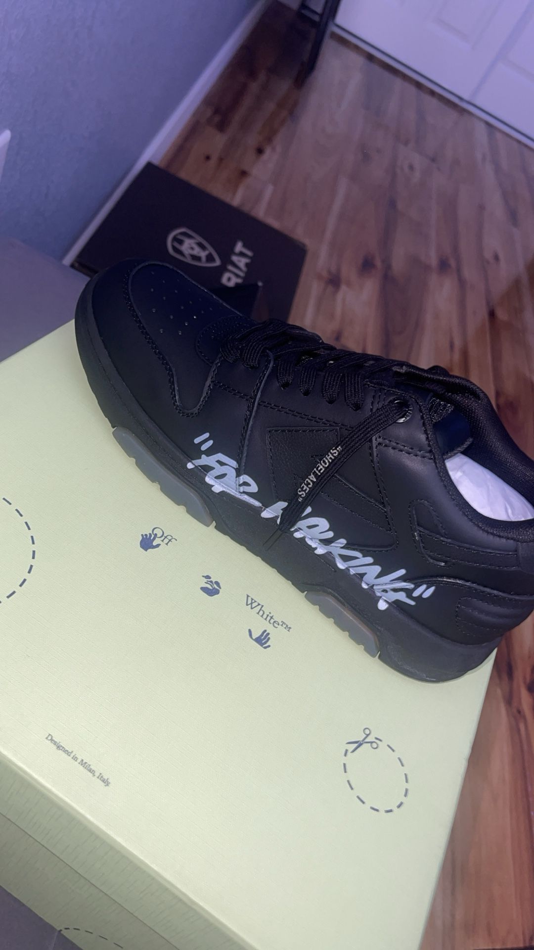 Off White Out Of Office OOO “For Walking” Low Tops