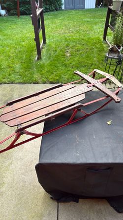 Flexible flyer, vintage sled