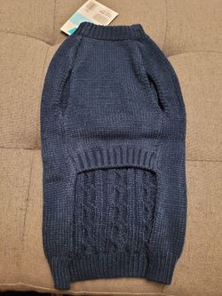 Blue And Red Dog Sweaters Available 