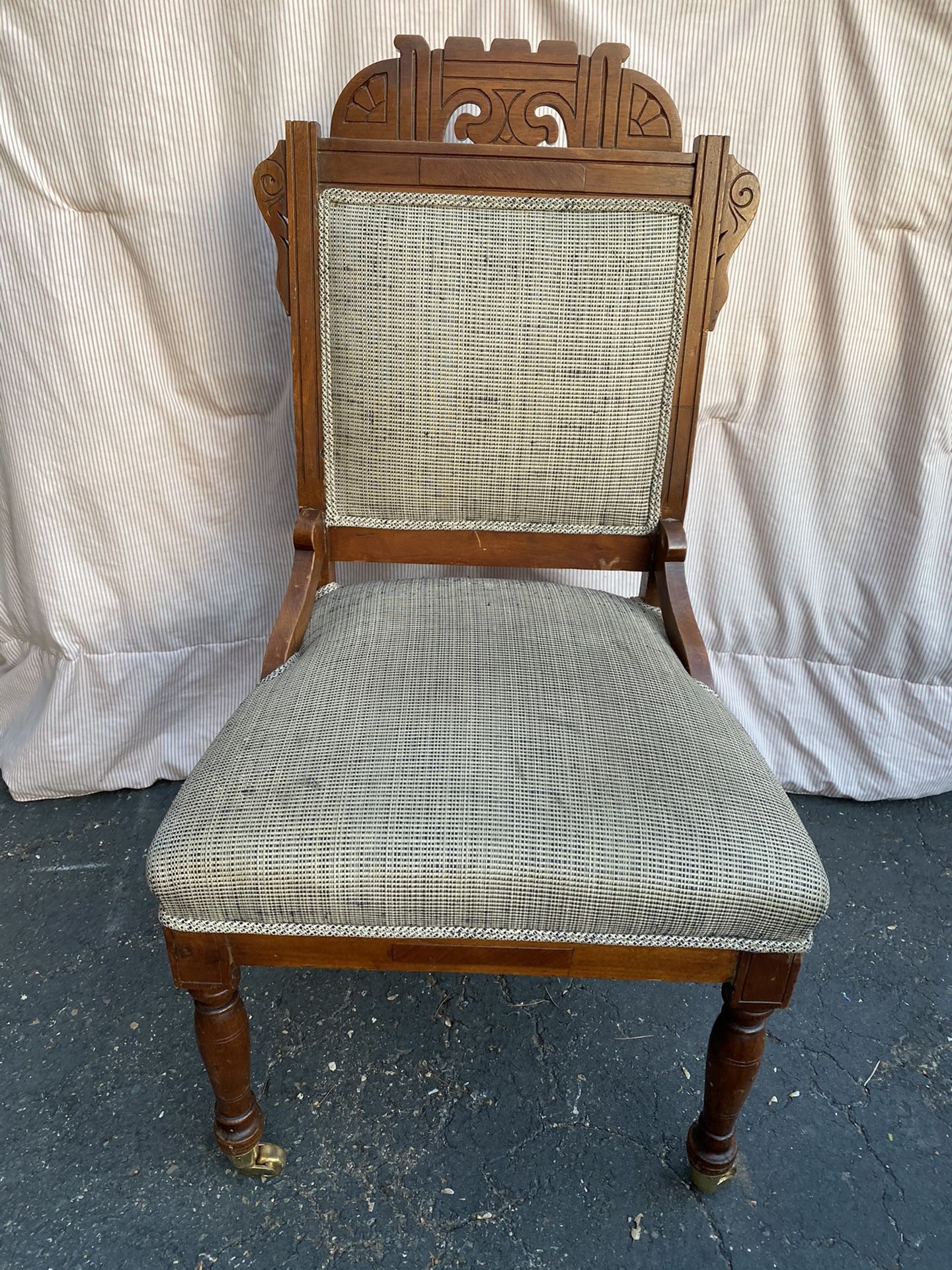 Eastlake parlor chair