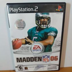 Madden 2006 PS2 NFL Sony Playstation 2 CIB Pre Owned