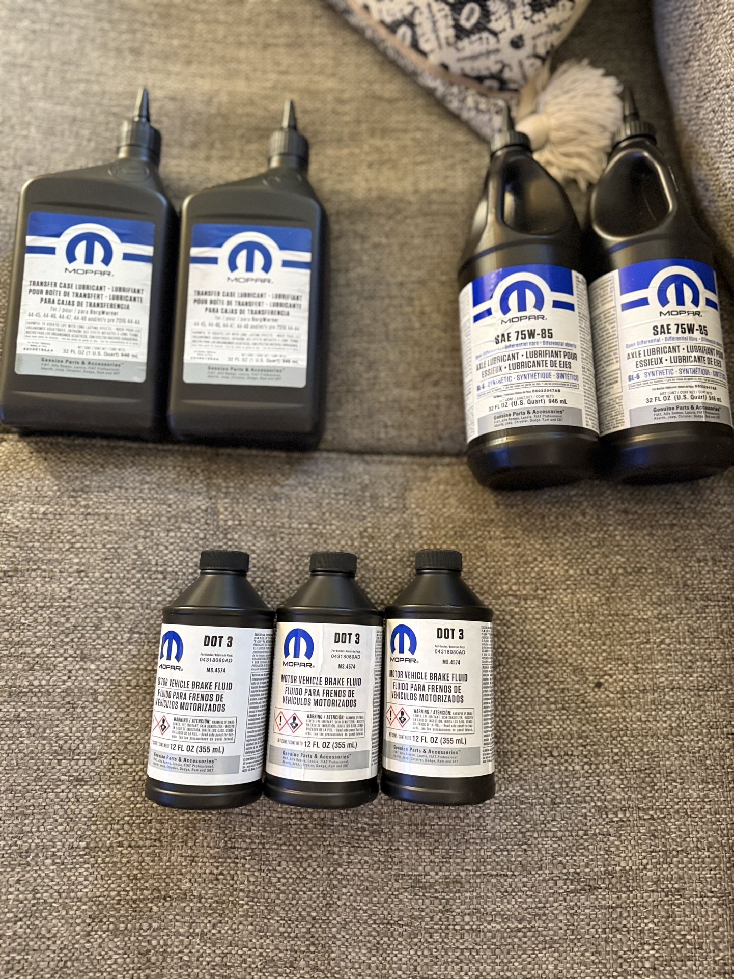 Mopar oils