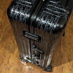Christian Dior X Rimowa Suitcase Roller Dior Monogram Large Travel Baggage