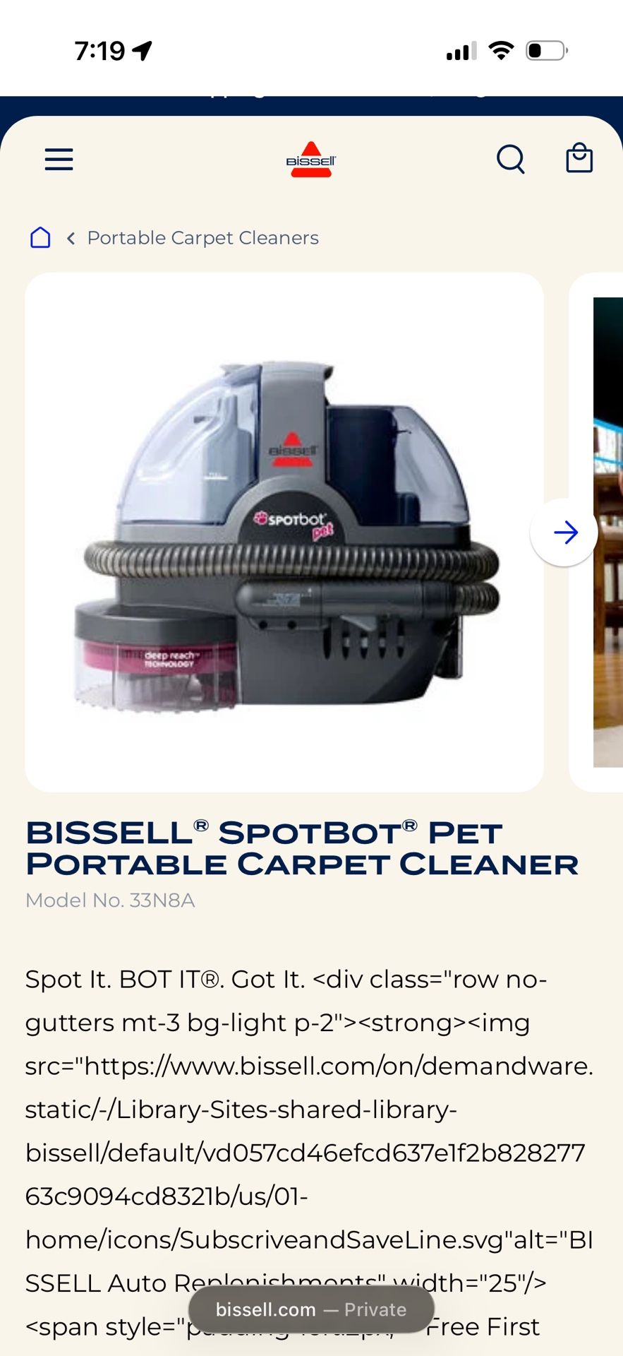 Bissle Spot Bot