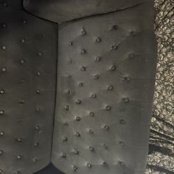 Suede Love Seat
