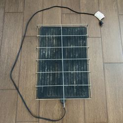 Vintage Seedling Heat Mat with Metal Safety Guard