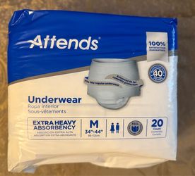 Adult underwear, pull-ups, size M . Read description.