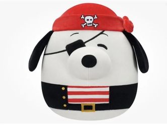 Squishmallows Peanuts Snoopy Pirate Halloween 2025-10” Plush NEW with Tags