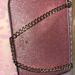 Kate Spade Glimmer Glitter Pochette Mitten Pink Purse