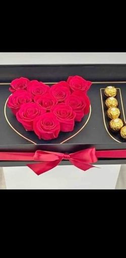 Valentines Day Gift Red Roses Floral Arrangements