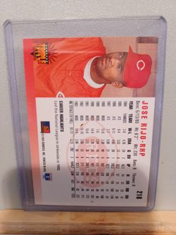 Baseball Cards Of Jose Rijo 5 Cards For 12.00 Dollars- PICK UP