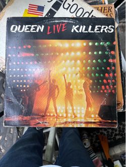 Queen Live vinyl record
