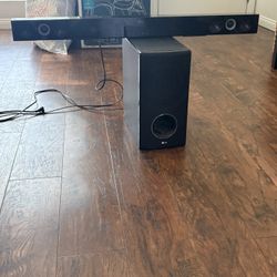 Sound Bar Audio System with Wireless Subwoofer and Bluetooth Streaming NB3520A 