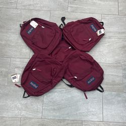 Burgundy Jansport Backpack