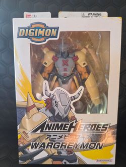 Rare Digimon Anime Heroes Wargreymon Bandai Figure collectible