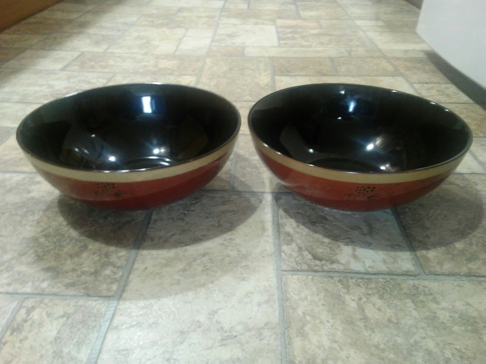 Large Thick Ceramic Serving Bowls