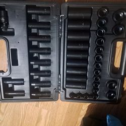 Duralast 39pc. Metric Impact Socket Set 1/2DR.