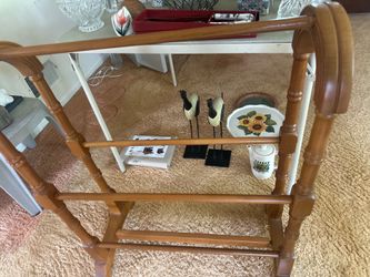 Wooden Quilt Rack