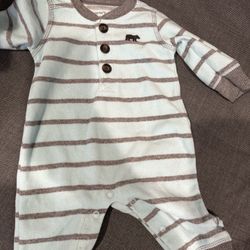 3 Carters fleece Winter Clothes - 3 Months