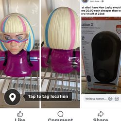 Metal Signs  15.00 Each And Heater 20.00