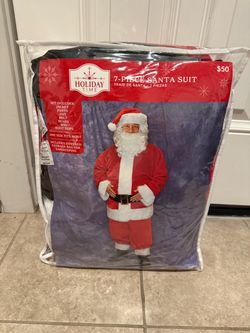 Seven piece Santa suit