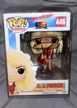 PAMELA ANDERSON BAYWATCH CJ PARKER FUNKO POP! VINYL FIGURE #446  Signed By Pamela Anderson 