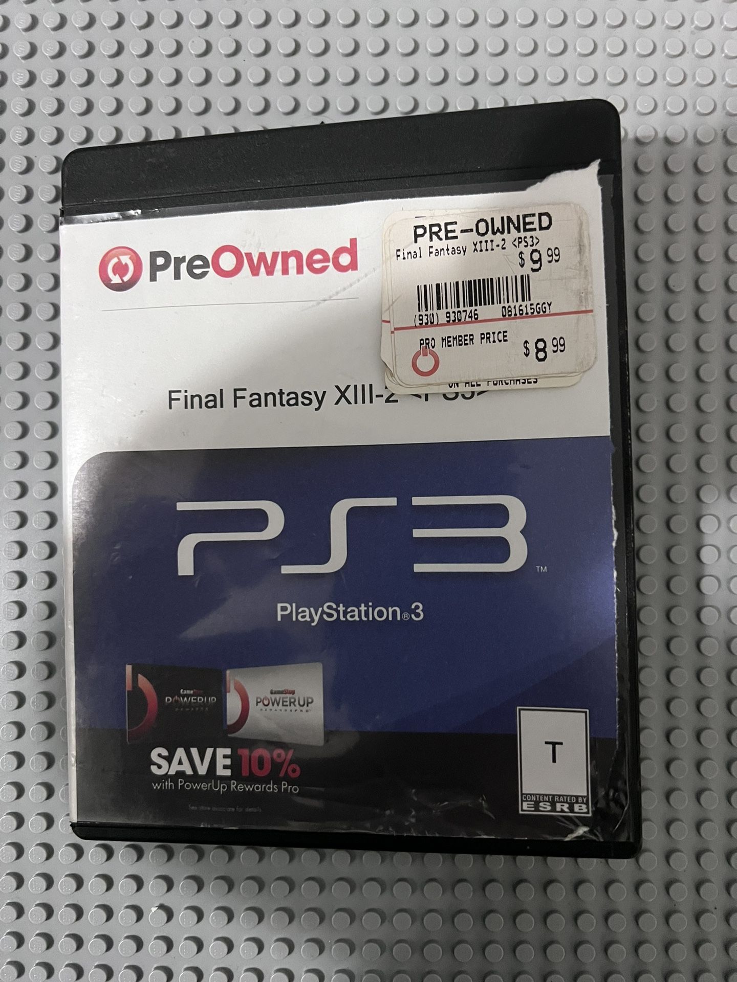 Final Fantasy XIII-2 Sony PlayStation 3 PS3 Game. gameStop case.