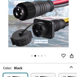 Brand: NOVINO 4.7 % (13) 80A Trolling Motor Plug and Receptacle for Minn Kota 2 or 3 Wire 12-48V System,Heavy-Duty Marine Boat Trolling Motor Plugs 6 