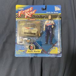 Nascar Superstars Of Racing, Mark Martin, Figure And Collector Card