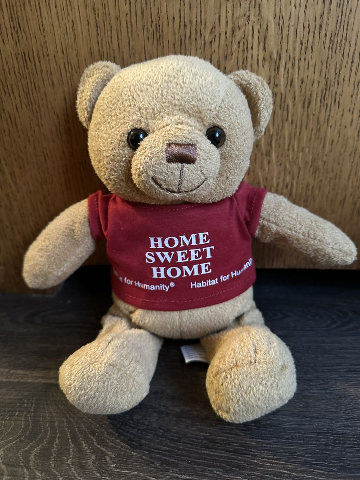 Habitat For Humanity Teddy Bear Plush Stuffed Animal 12" Sawyer Home Sweet Home